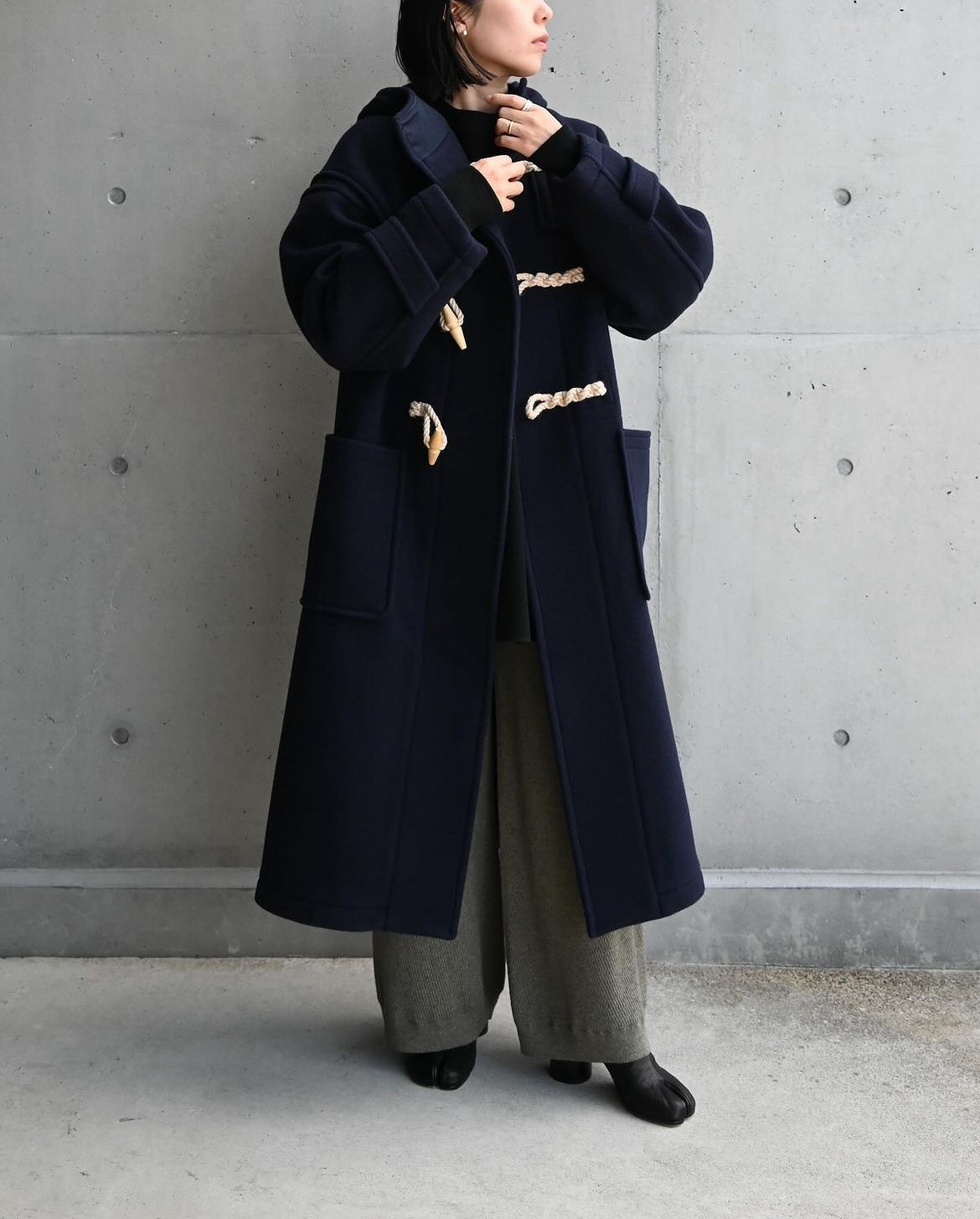 DOUBLE FACE DUFFLE COAT 17394