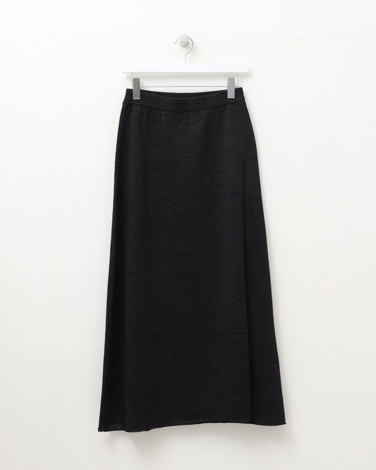 paper knit wrap skirt