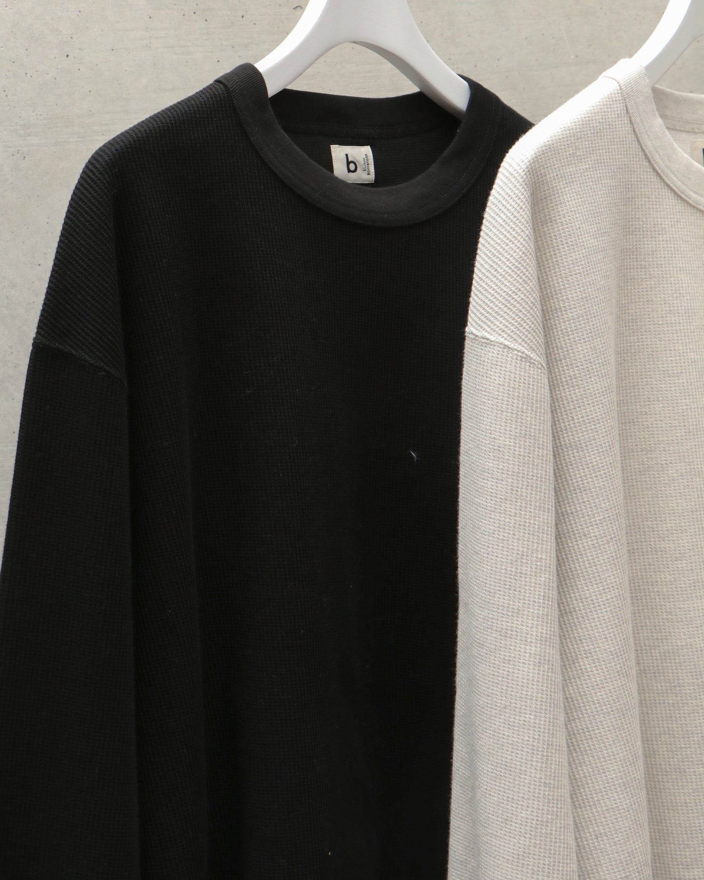 Rough&Smooth Thermal Clew-neck L/S