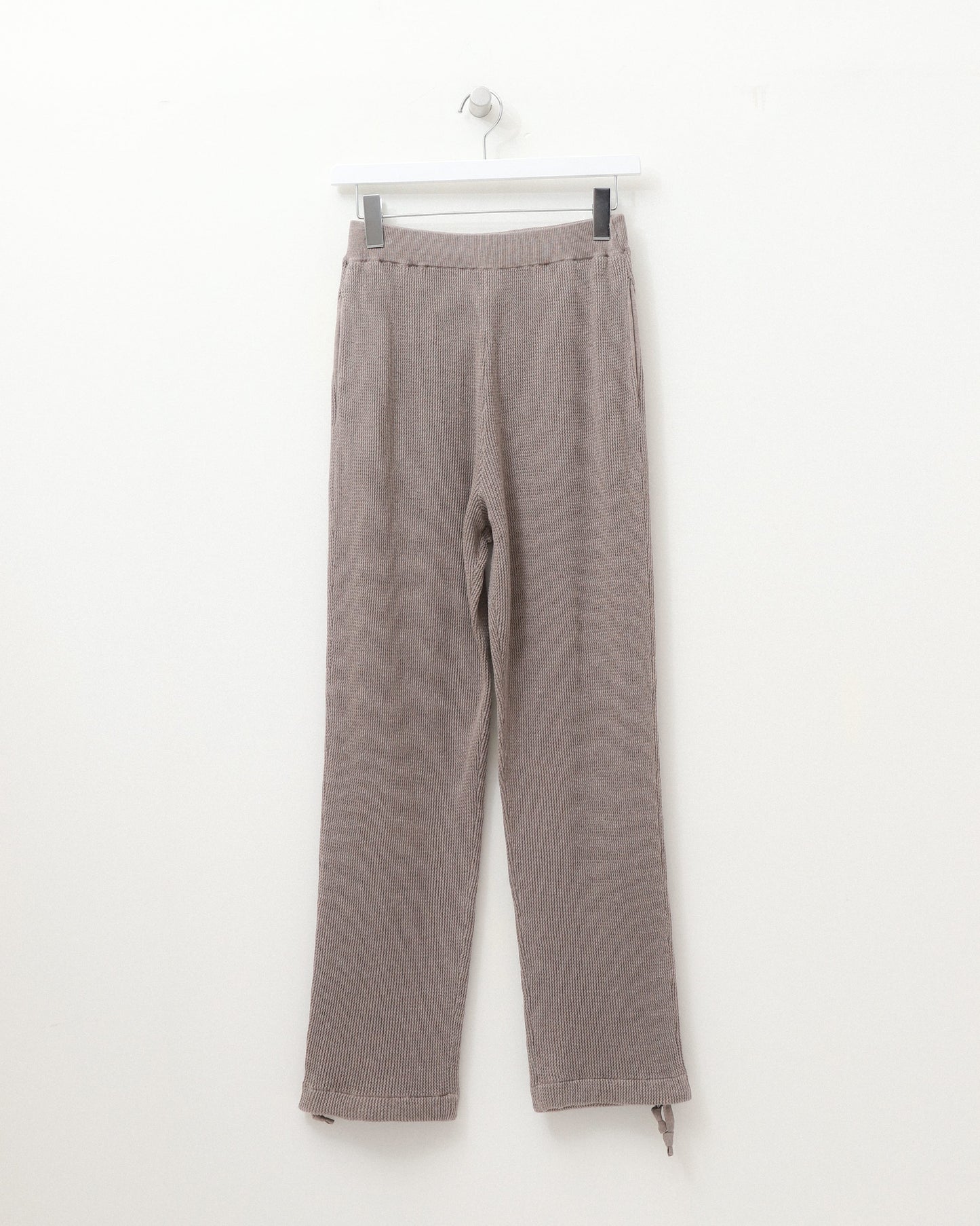 seacell & organic cotton waffle-knit pants