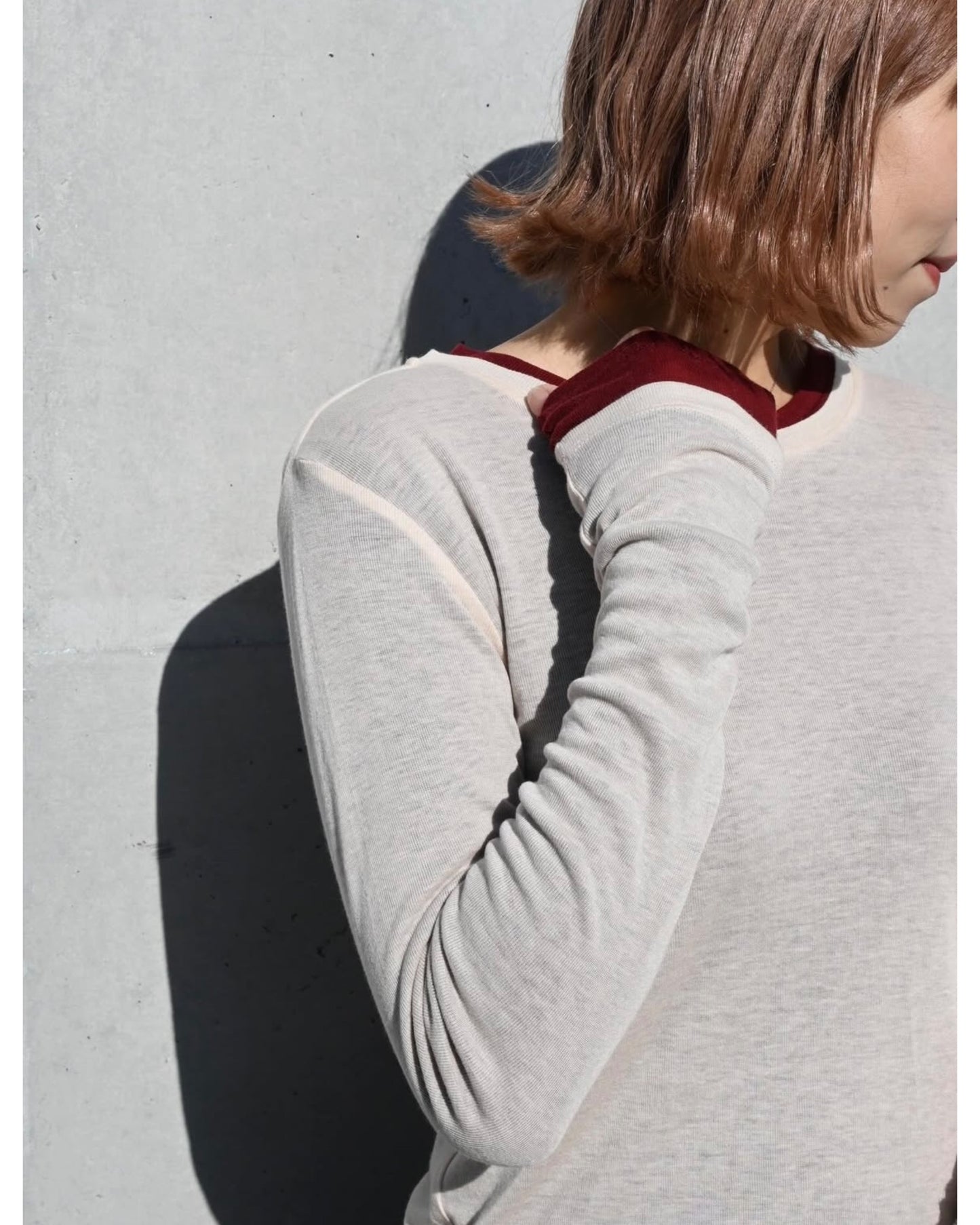 SHEER LAYERED CUT TOPS