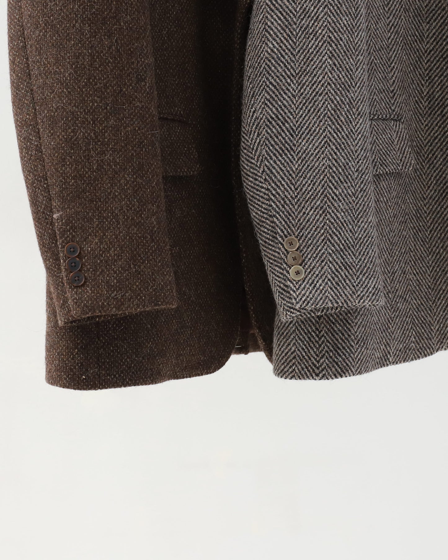 LAMA SHETLAND WOOL TWEED OVER JACKET