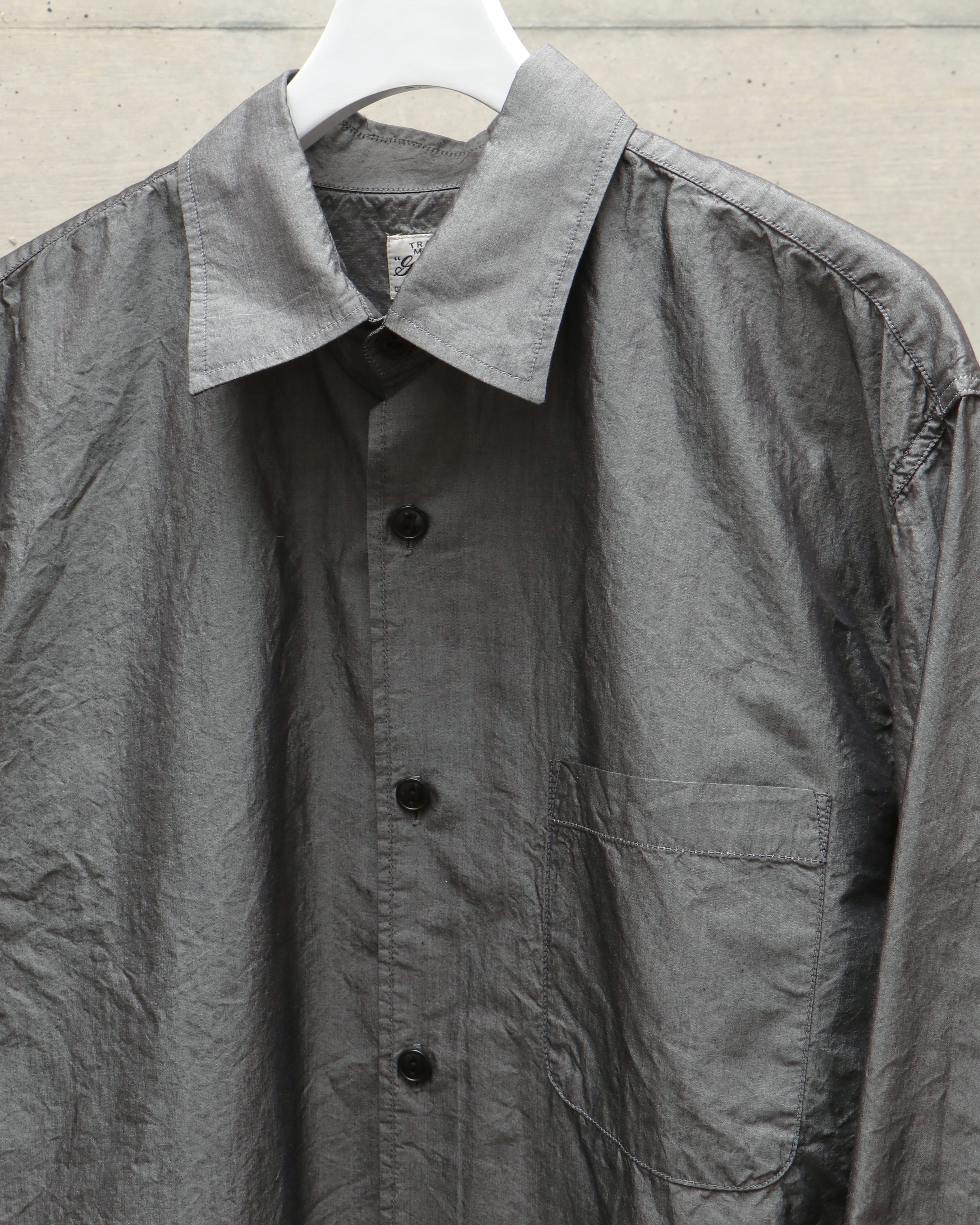 COTTON/SILK CHAMBRAY REGULAR SHIRT　28987