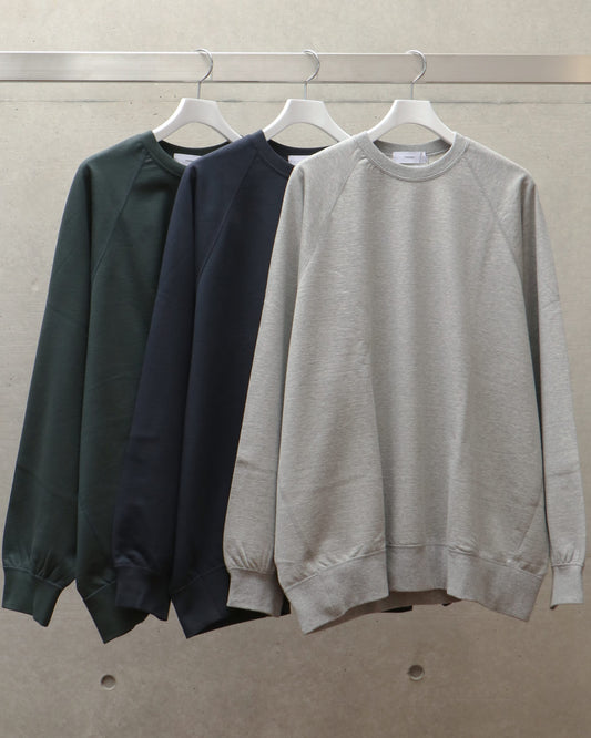 Ultra Compact Terry Crew Neck Sweater