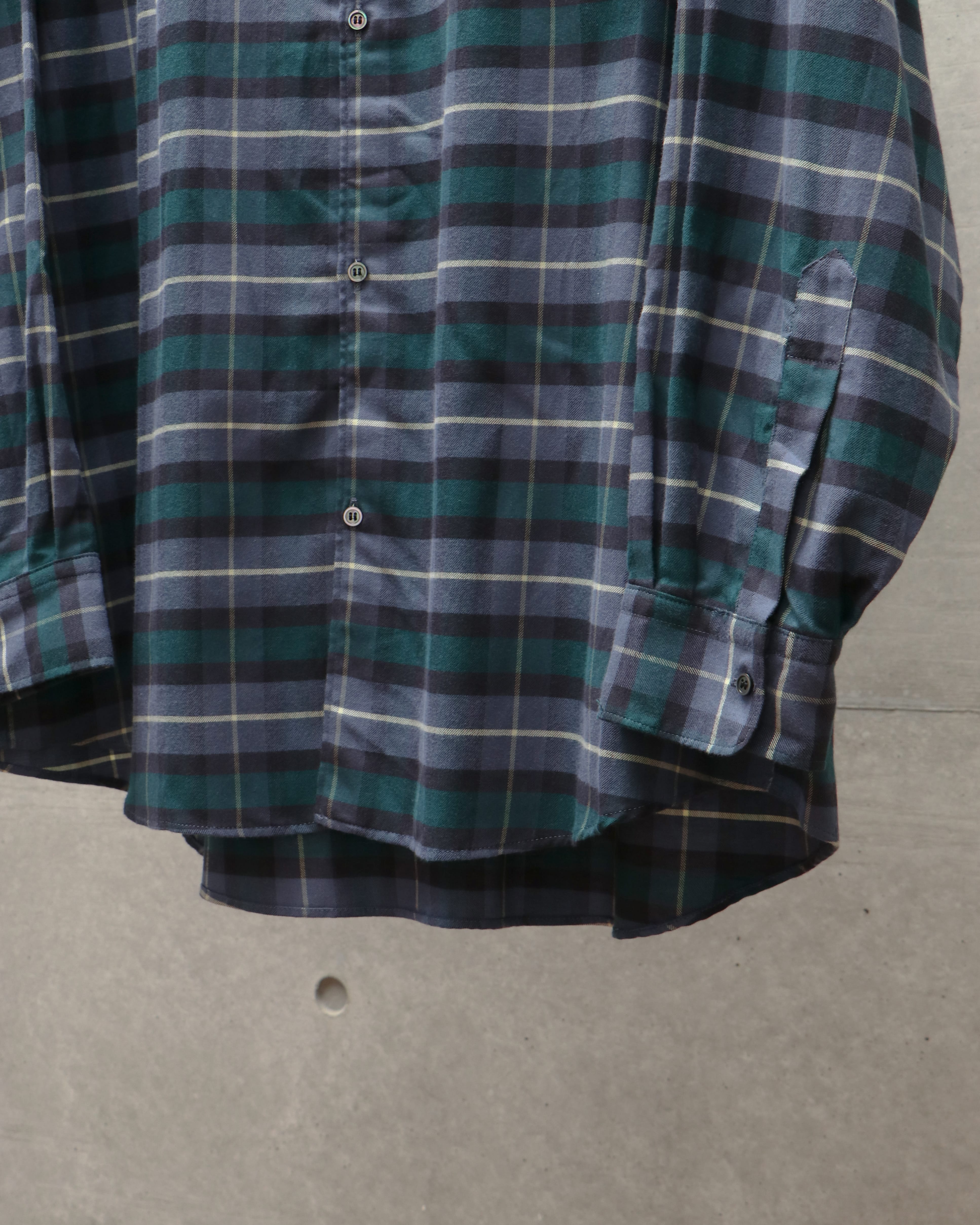 Check Flannel Oversized Regular Collar Shirt – TIME AFTER TIME