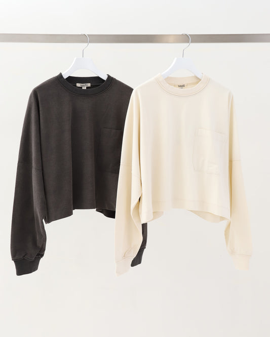 vintage dyed cotton jersey wide-body L/S Tee