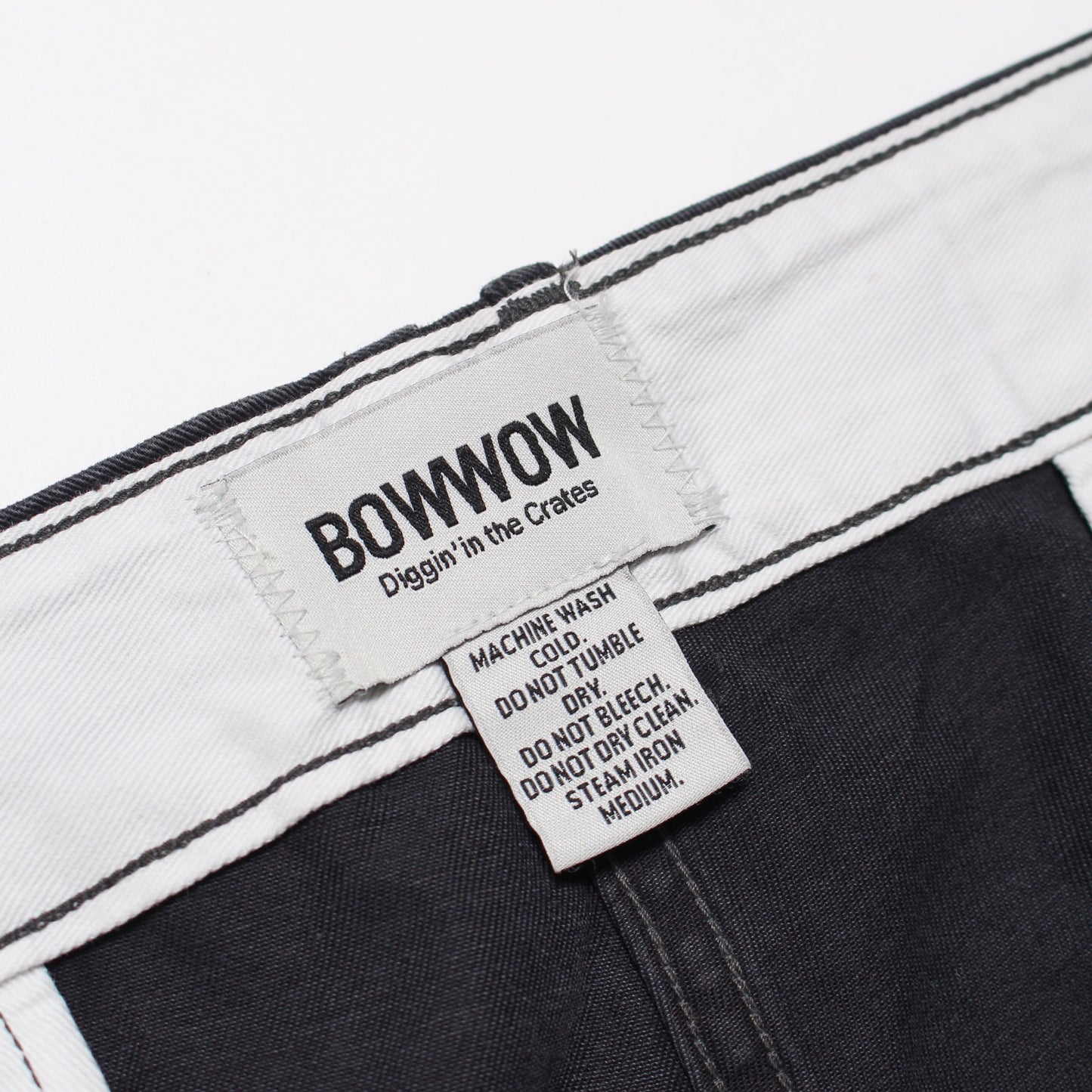 BLACK WORK TROUSERS AGED