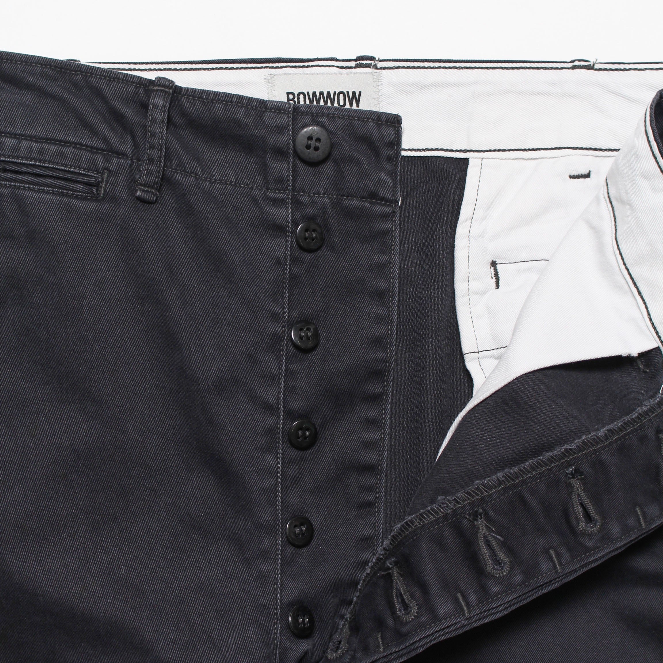 BLACK WORK TROUSERS AGED – TIME AFTER TIME