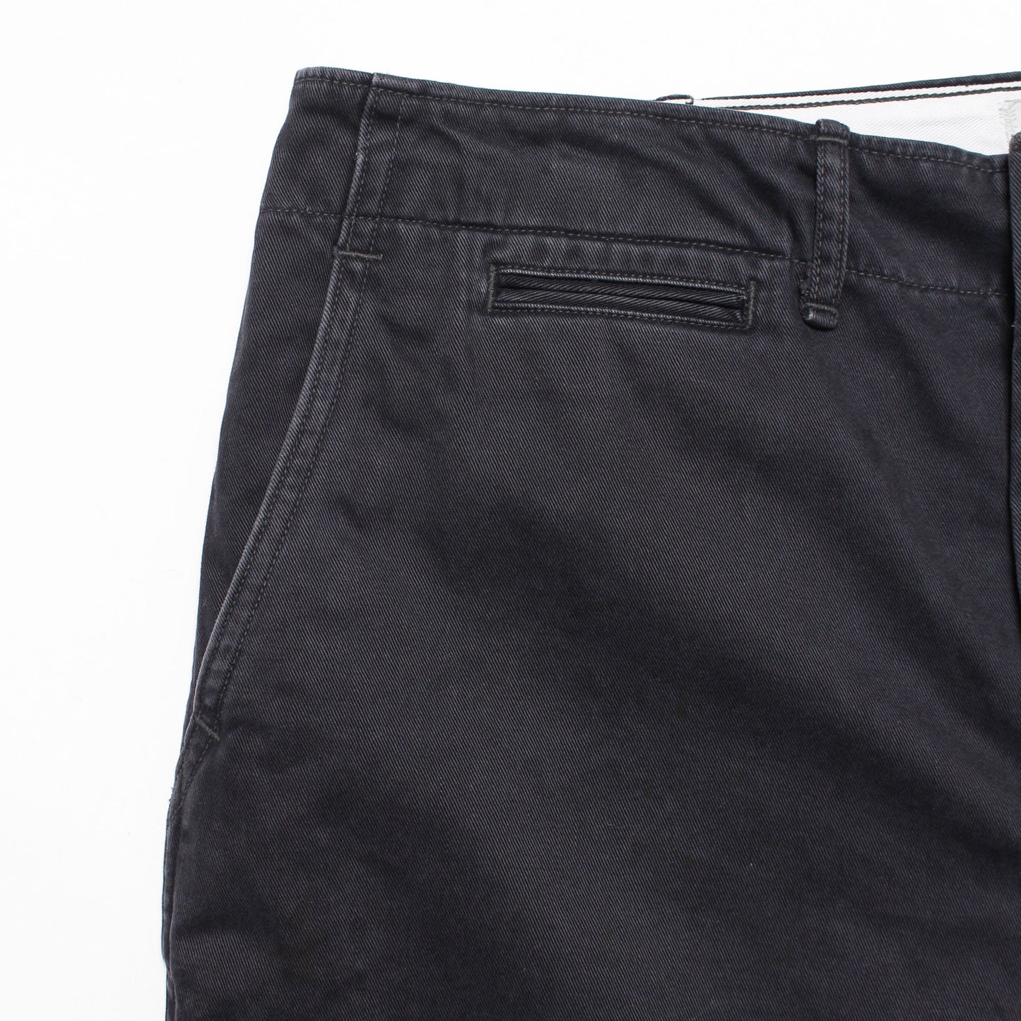 BLACK WORK TROUSERS AGED