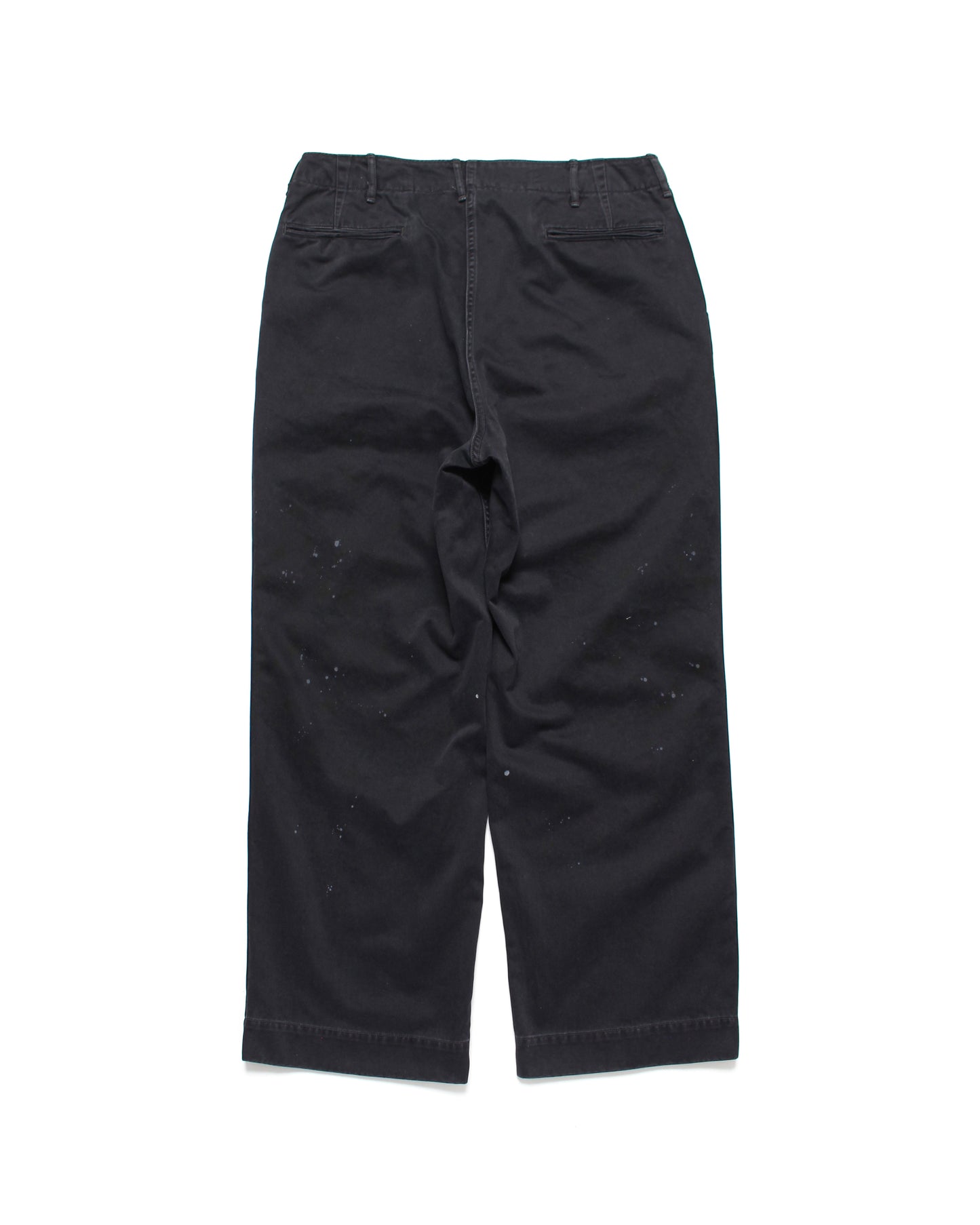 BLACK WORK TROUSERS AGED