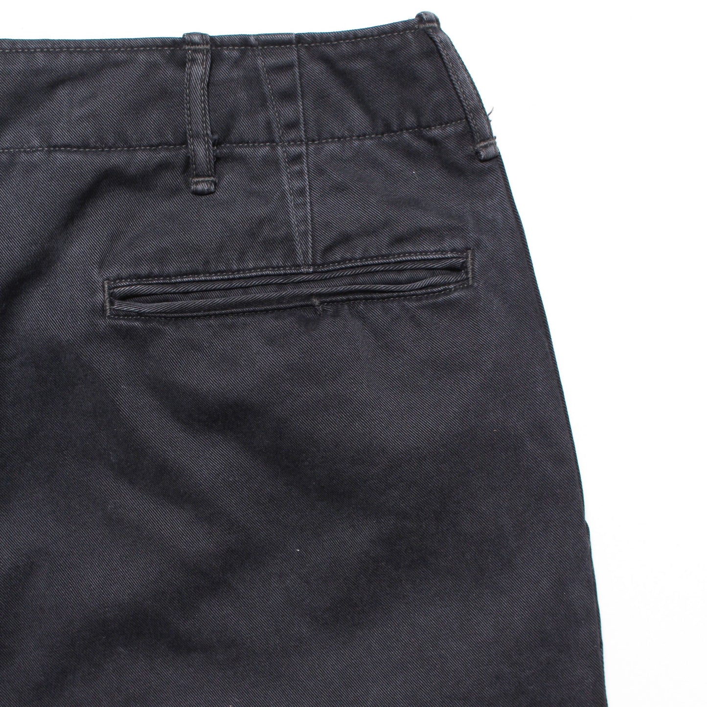 BLACK WORK TROUSERS AGED
