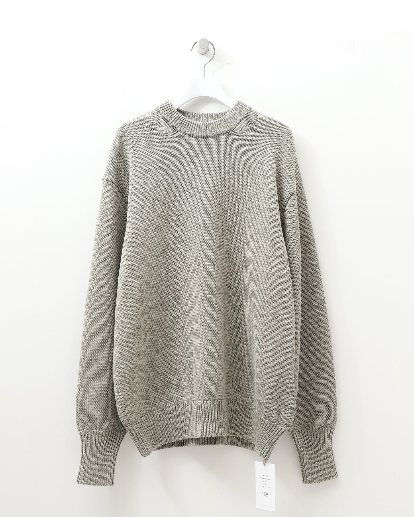 Washed cotton  Crewneck  OLIVE