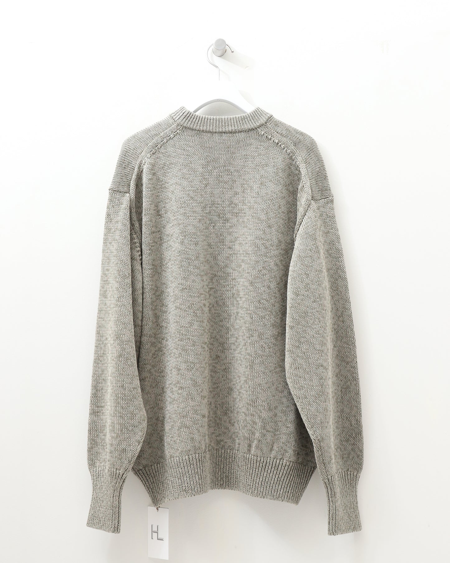 Washed cotton  Crewneck  OLIVE