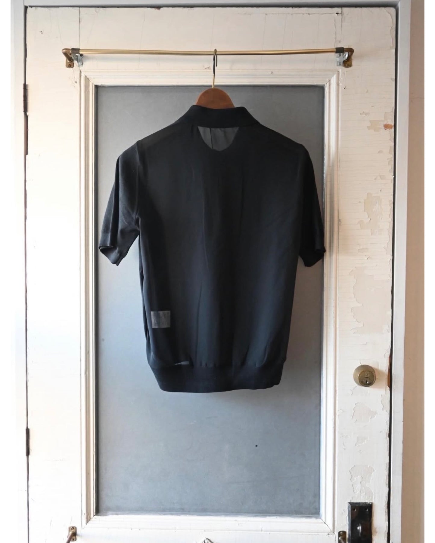 SHEER BACK POLO KNIT 11420