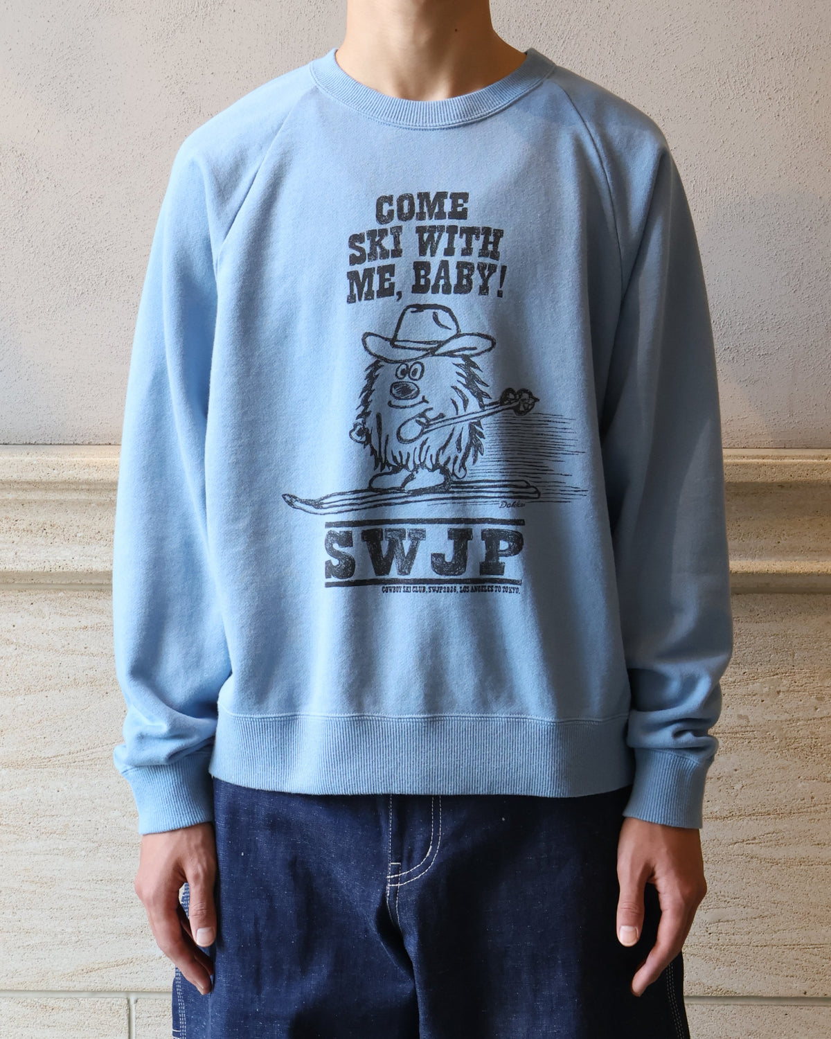 “MOSS BOY SKI” CREWNECK SWEATSHIRT