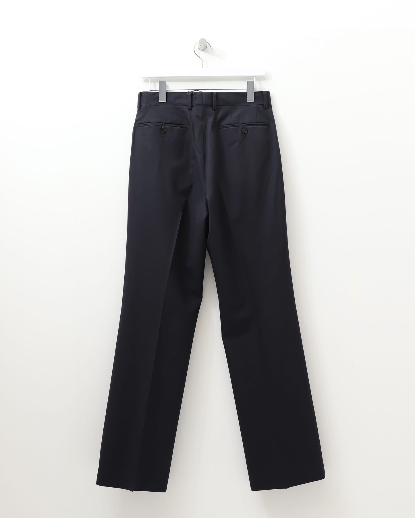 SUPER FINE TROPICAL WOOL SLACKS DARK NAVY