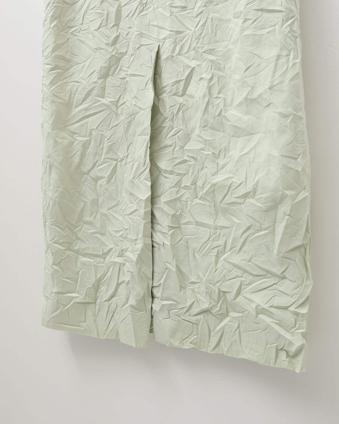 WRINKLED WASHED FINX TWILL SKIRT