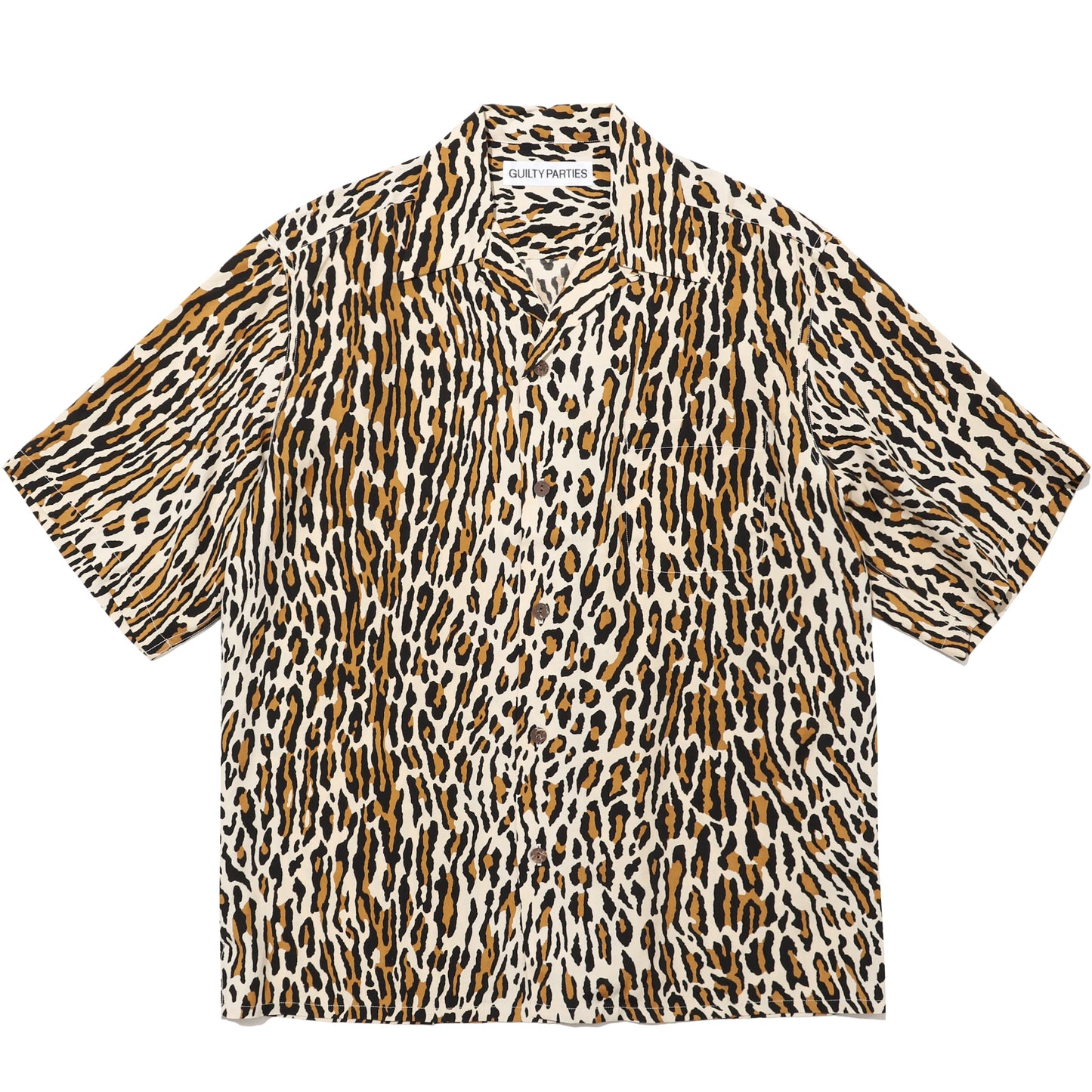 LEOPARD HAWAIIAN SHIRT S/S