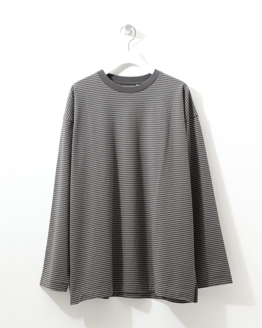 Hord Twisted Border Jersey L/S Tee INK BLACK BORDER