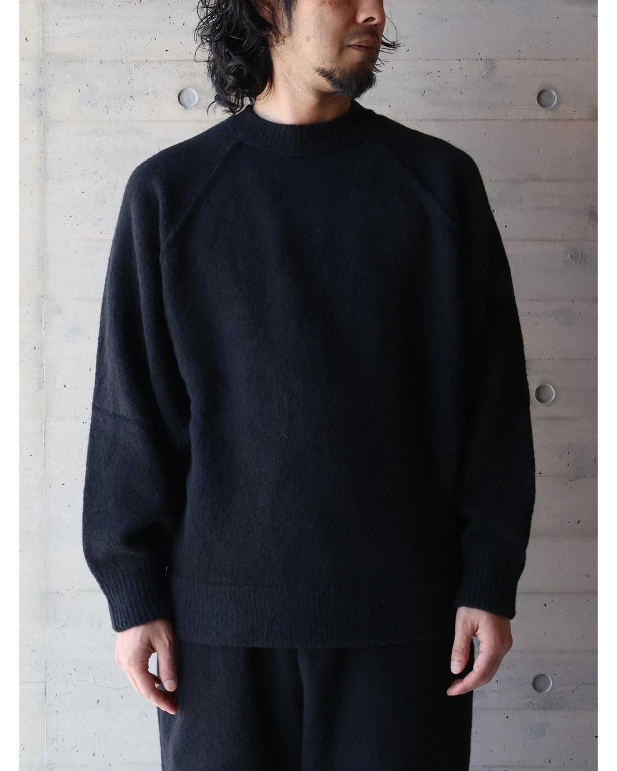 【Ten c × COMOLI】 KNIT BLACK