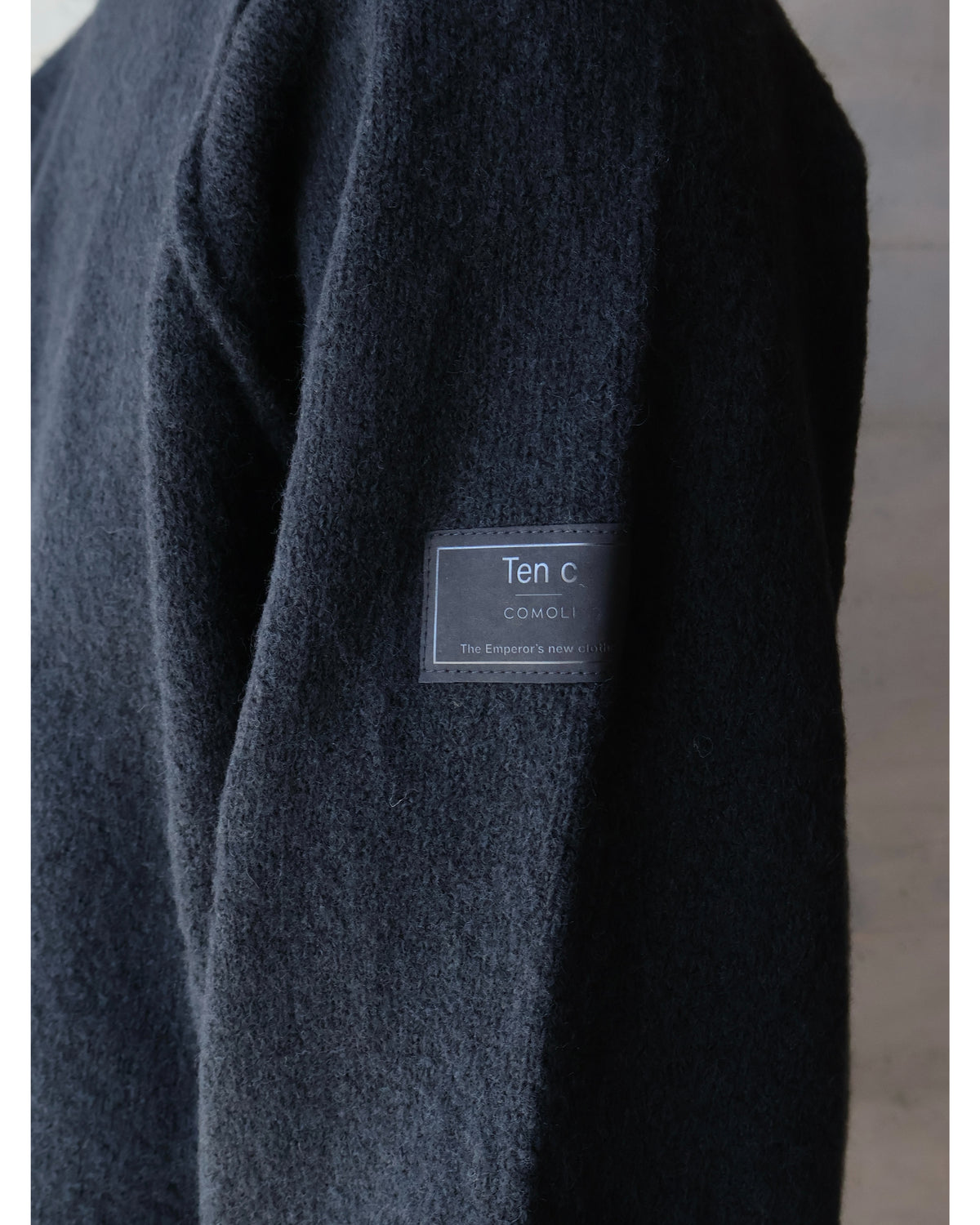 【Ten c × COMOLI】 KNIT BLACK