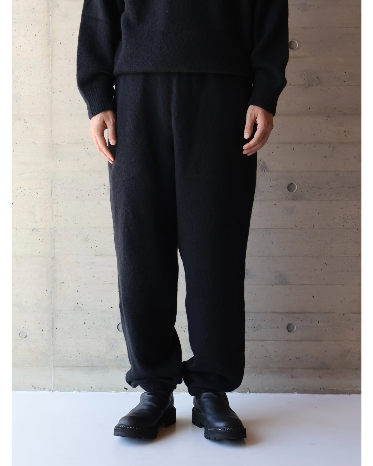 【Ten c × COMOLI】 KNIT BLACK