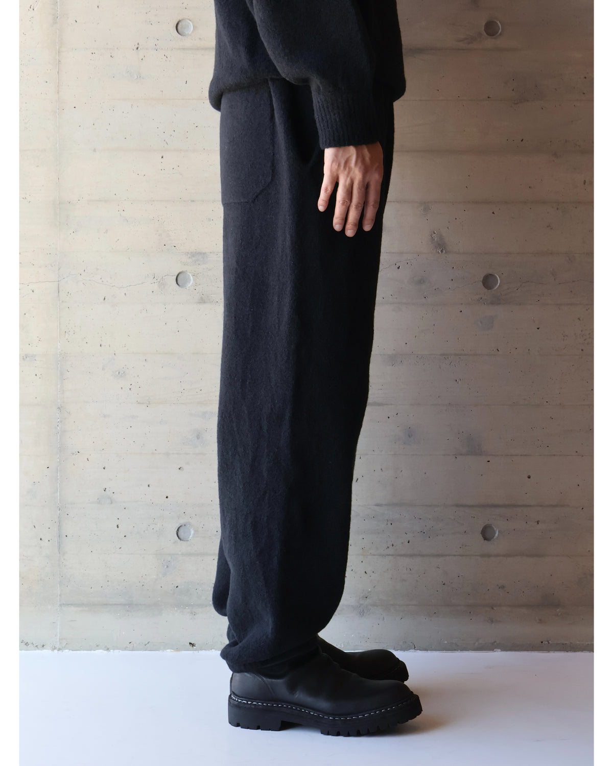 【Ten c × COMOLI】 KNIT BLACK