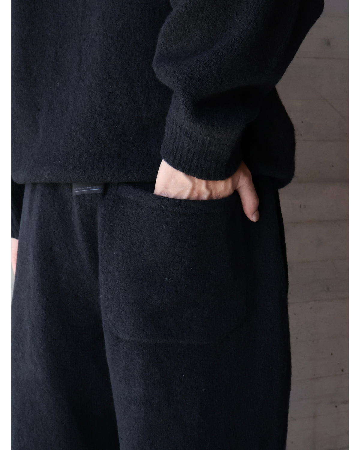 【Ten c × COMOLI】 KNIT BLACK
