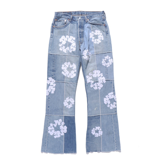 COTTON WREATH DENIM / BLUE