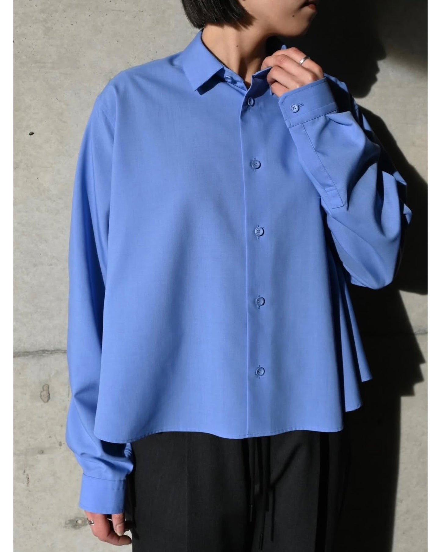 RERACS REGULAR COLLAR A-LINE SHIRT