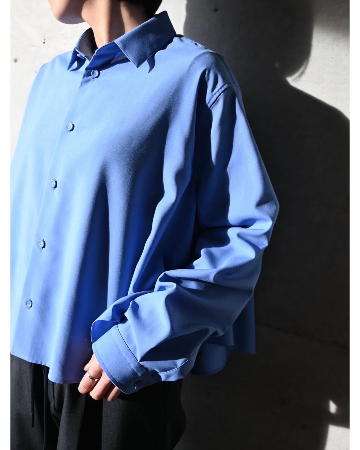 RERACS REGULAR COLLAR A-LINE SHIRT