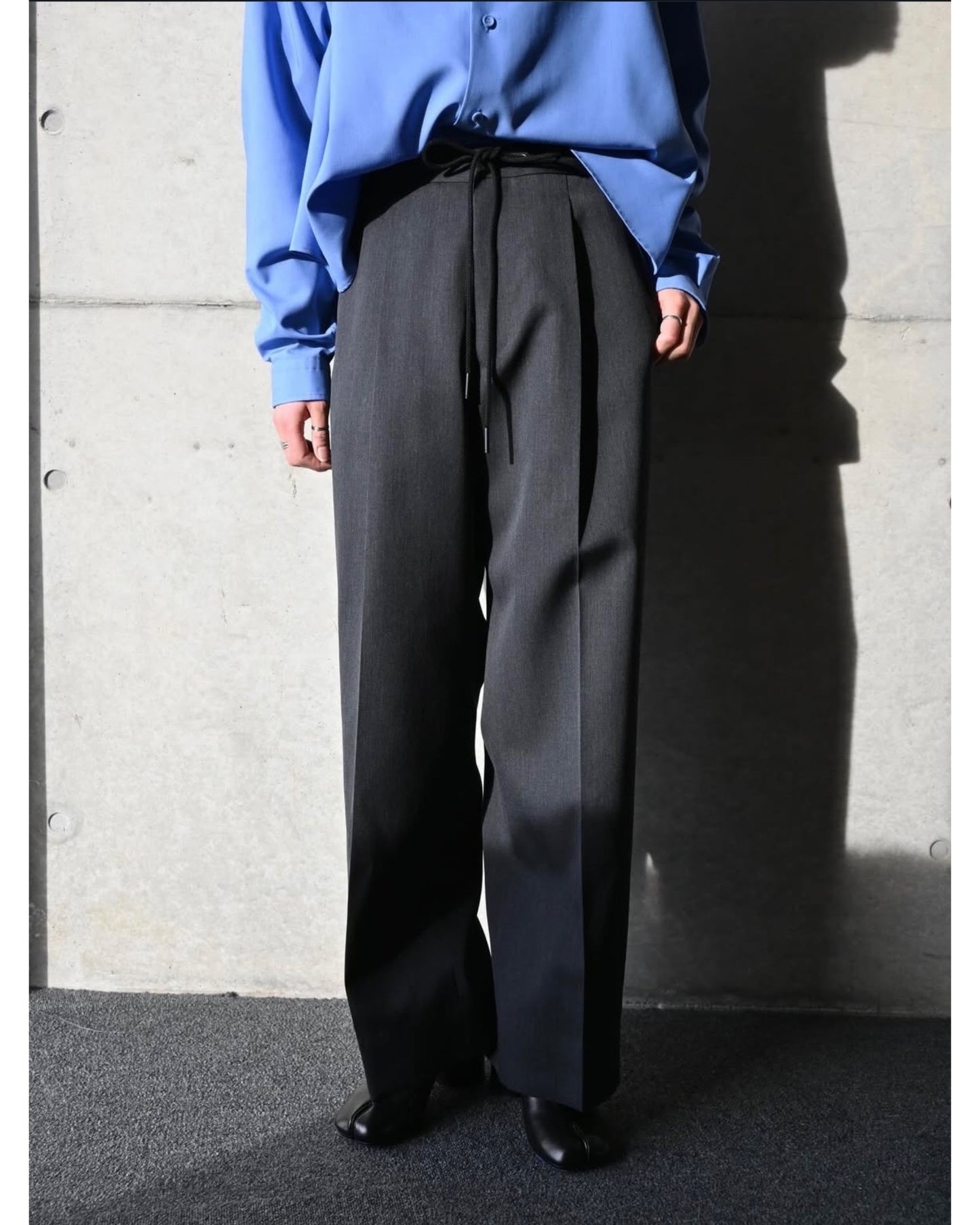 THE EASY SLACKS WIDE PANTS