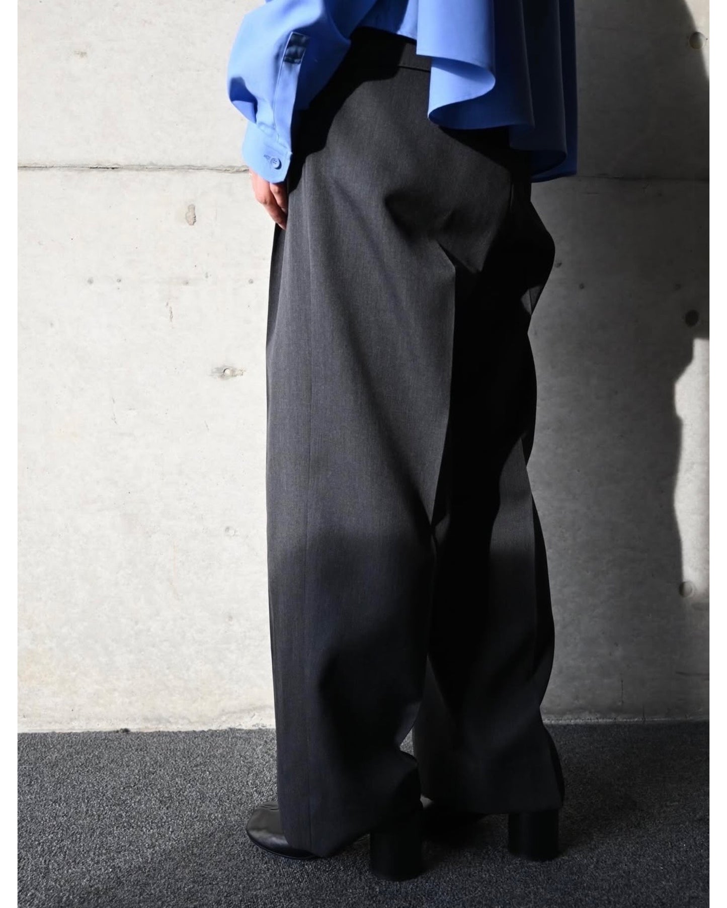 THE EASY SLACKS WIDE PANTS
