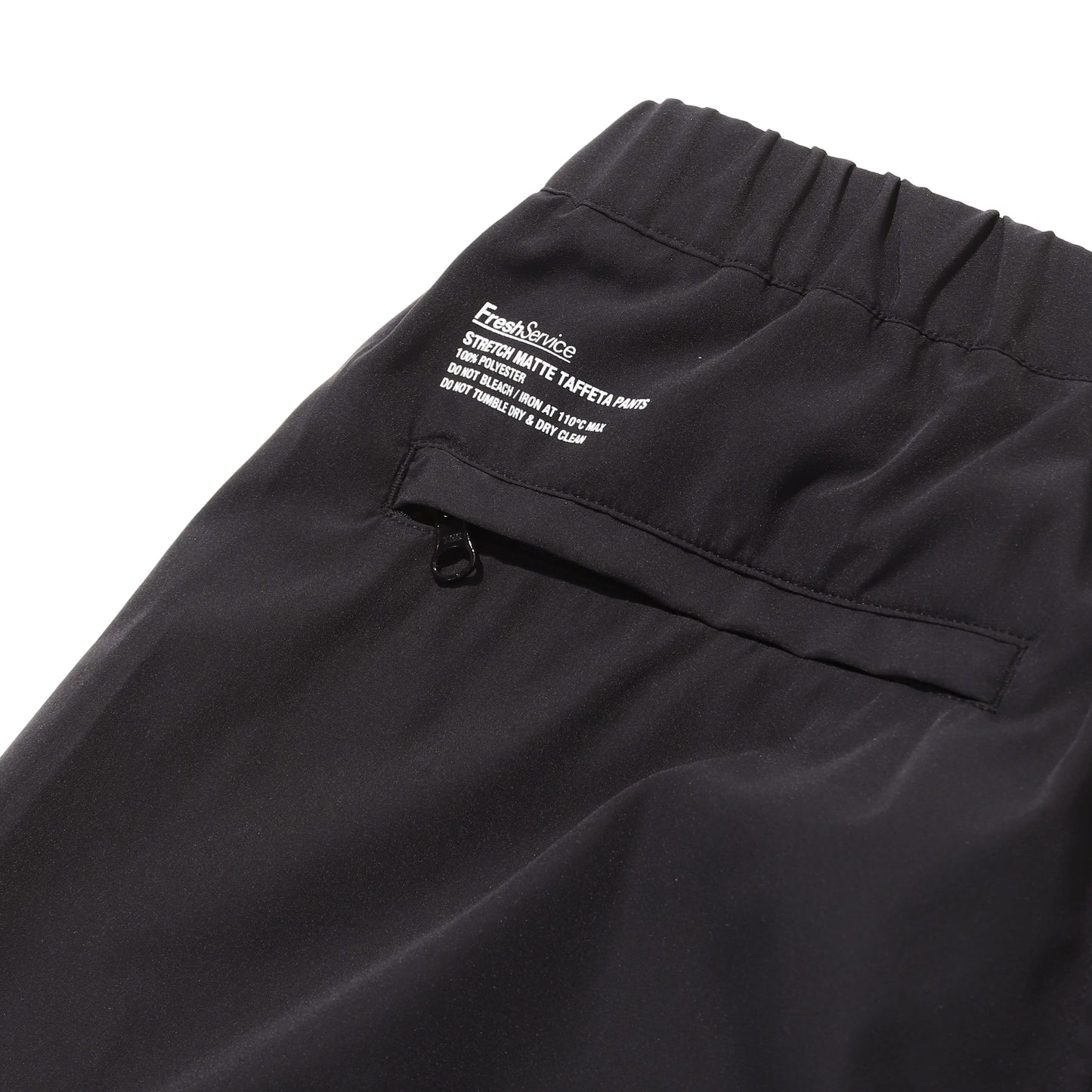 STRETCH MATTE TAFFETA PANTS