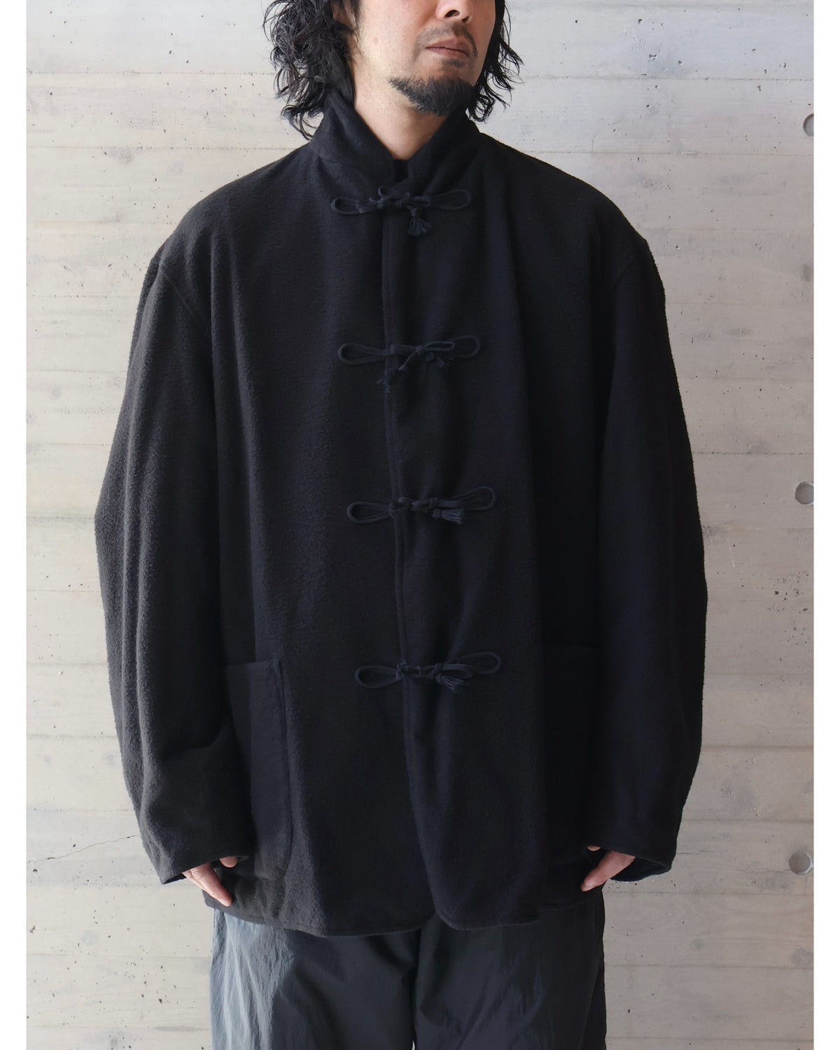 【Ten c × COMOLI】 REVERSIBLE JACKET BLACK
