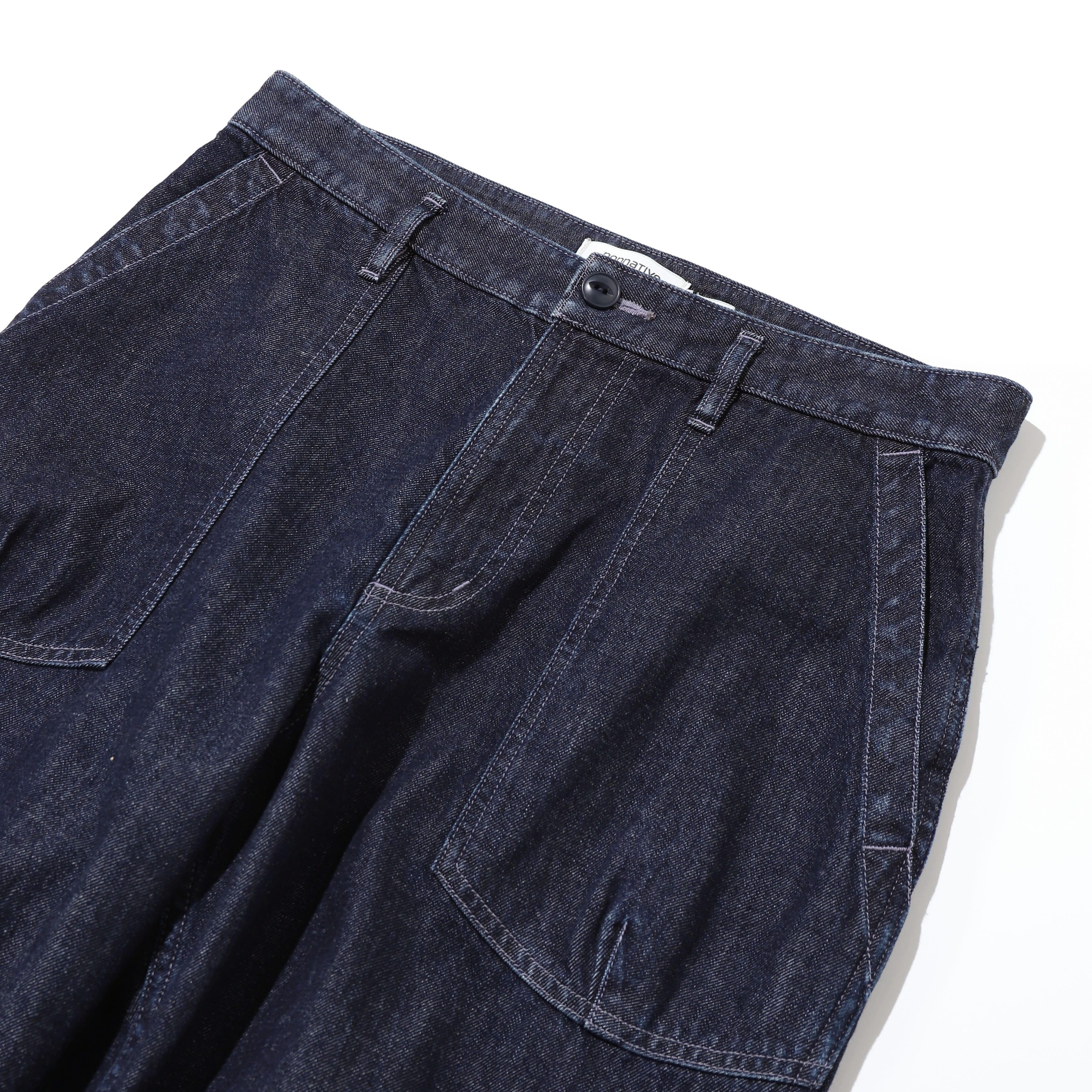 nonnative Rancher Trousers Cotton 10oz Denim Vintage Wash Indigo