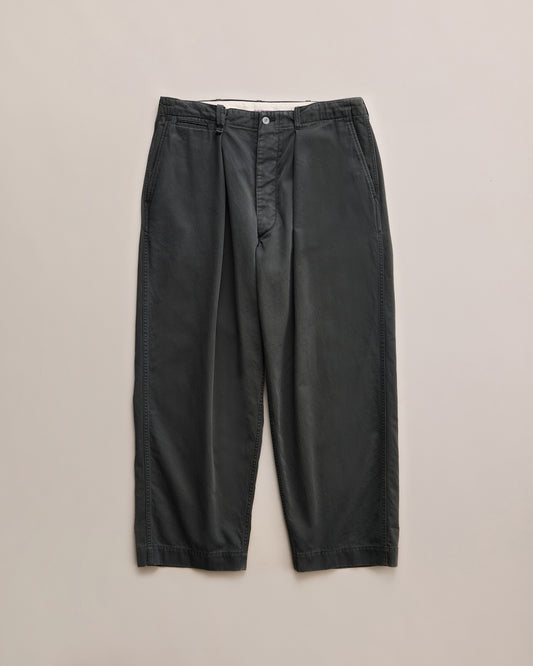 ALBARN(エイジドエフェクトリサイズドチノトラウザー) SMOKE GREY