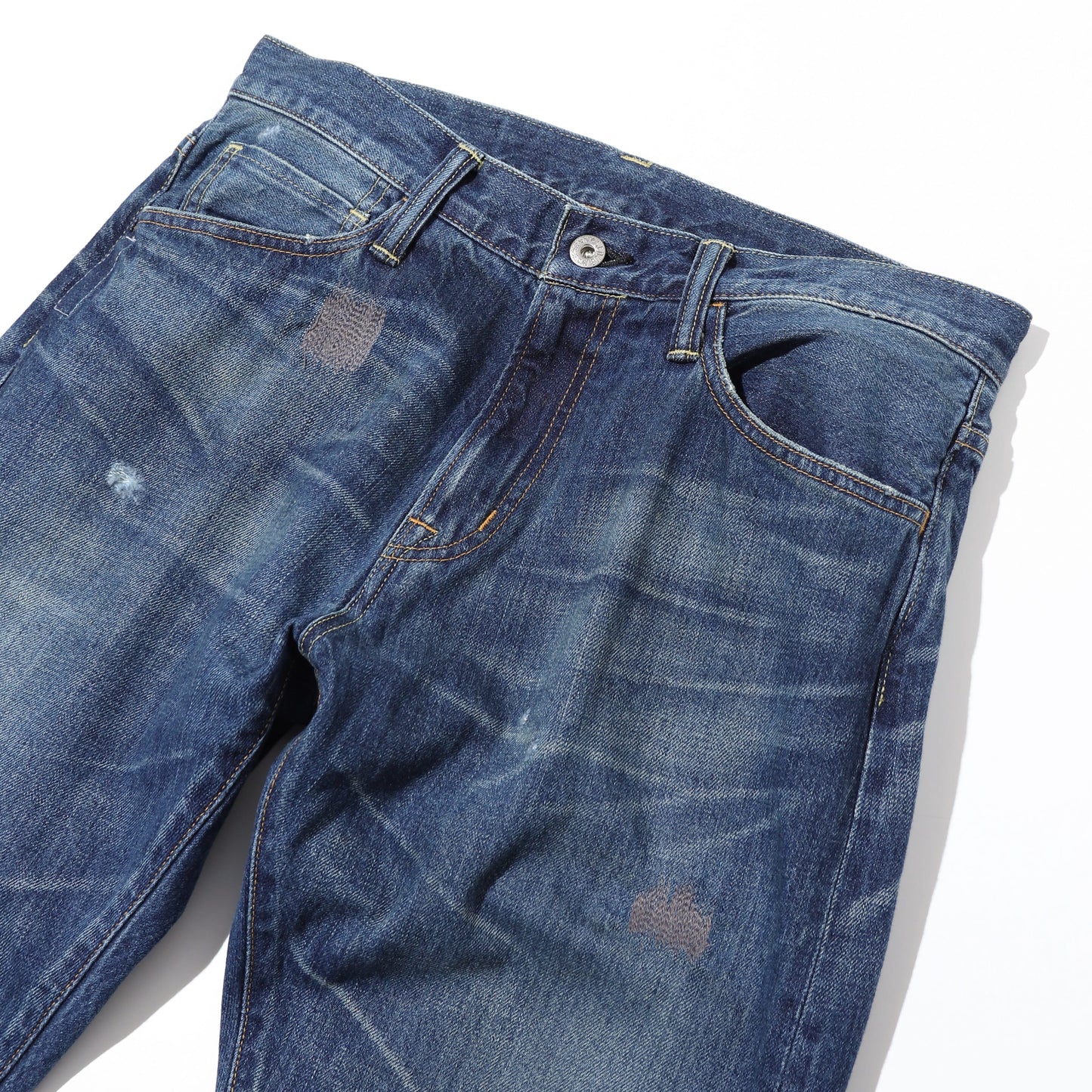 "FRAGMENT × SEQUEL" DAMAGE DENIM PANTS