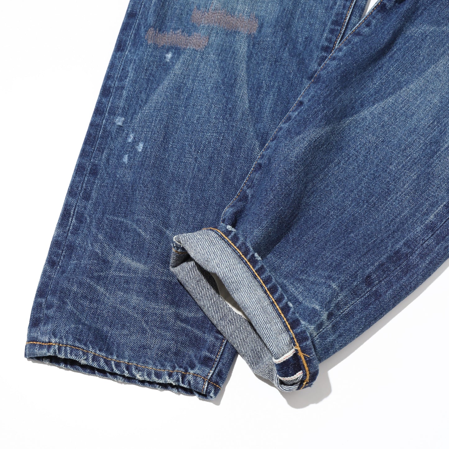 "FRAGMENT × SEQUEL" DAMAGE DENIM PANTS