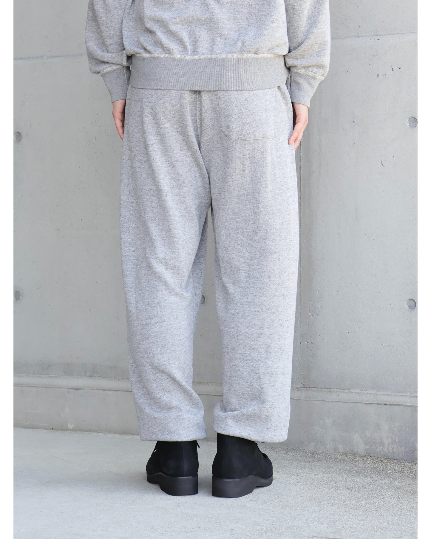 グレー裏毛 パンツ GRAY