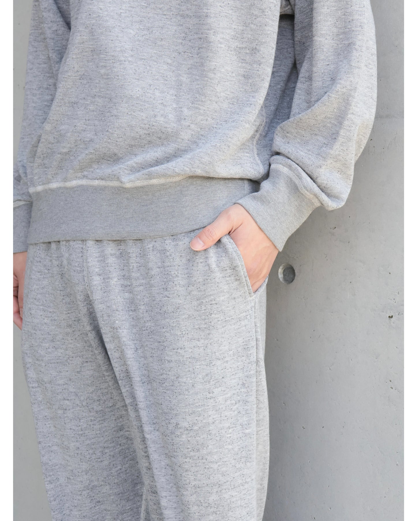 グレー裏毛 パンツ GRAY