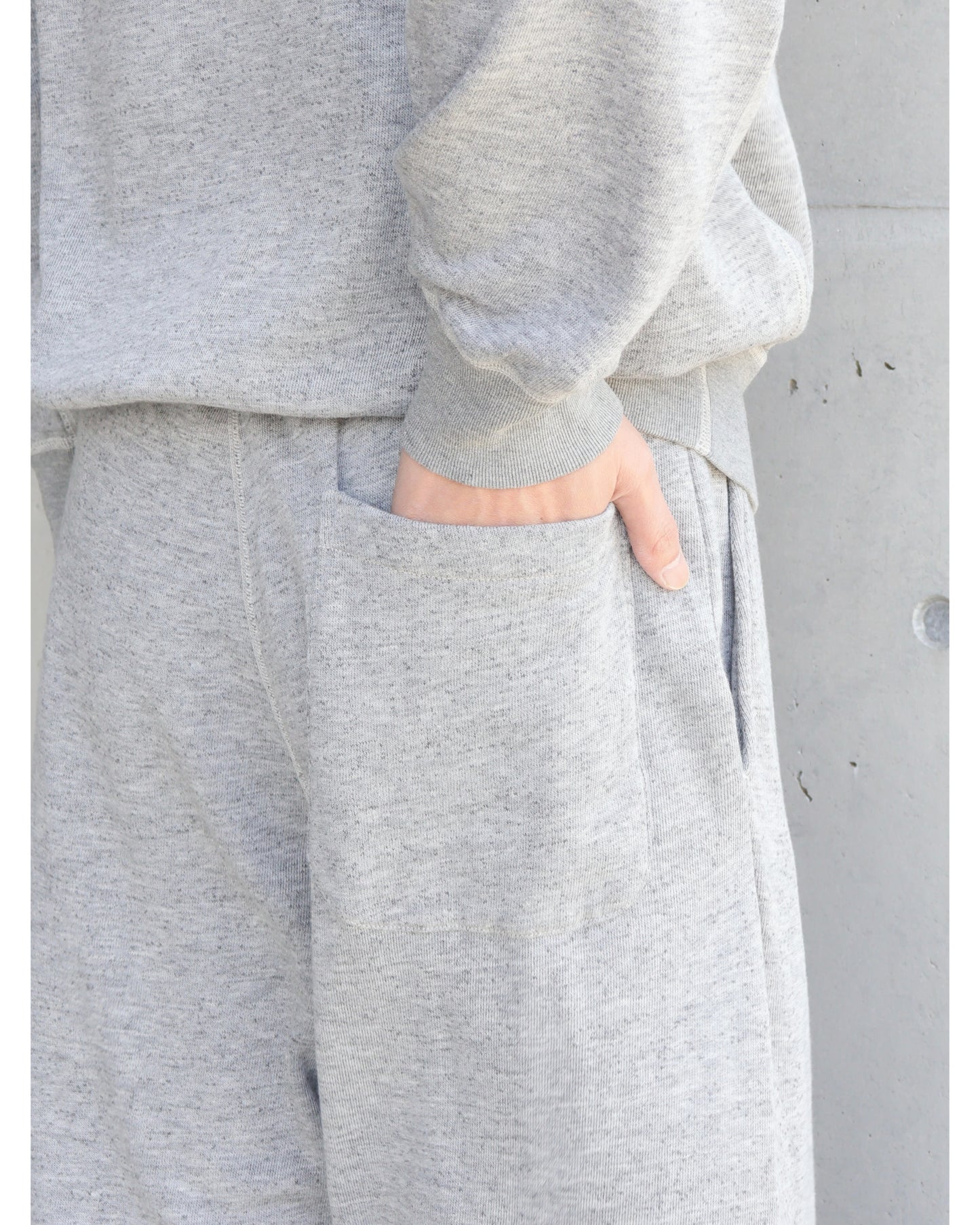 グレー裏毛 パンツ GRAY