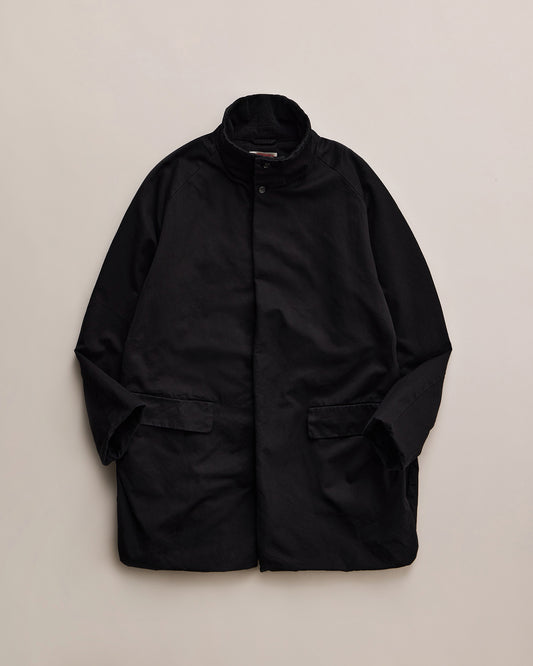 E.CALDER(プレミアムピマツイルローバーコート) BLACK