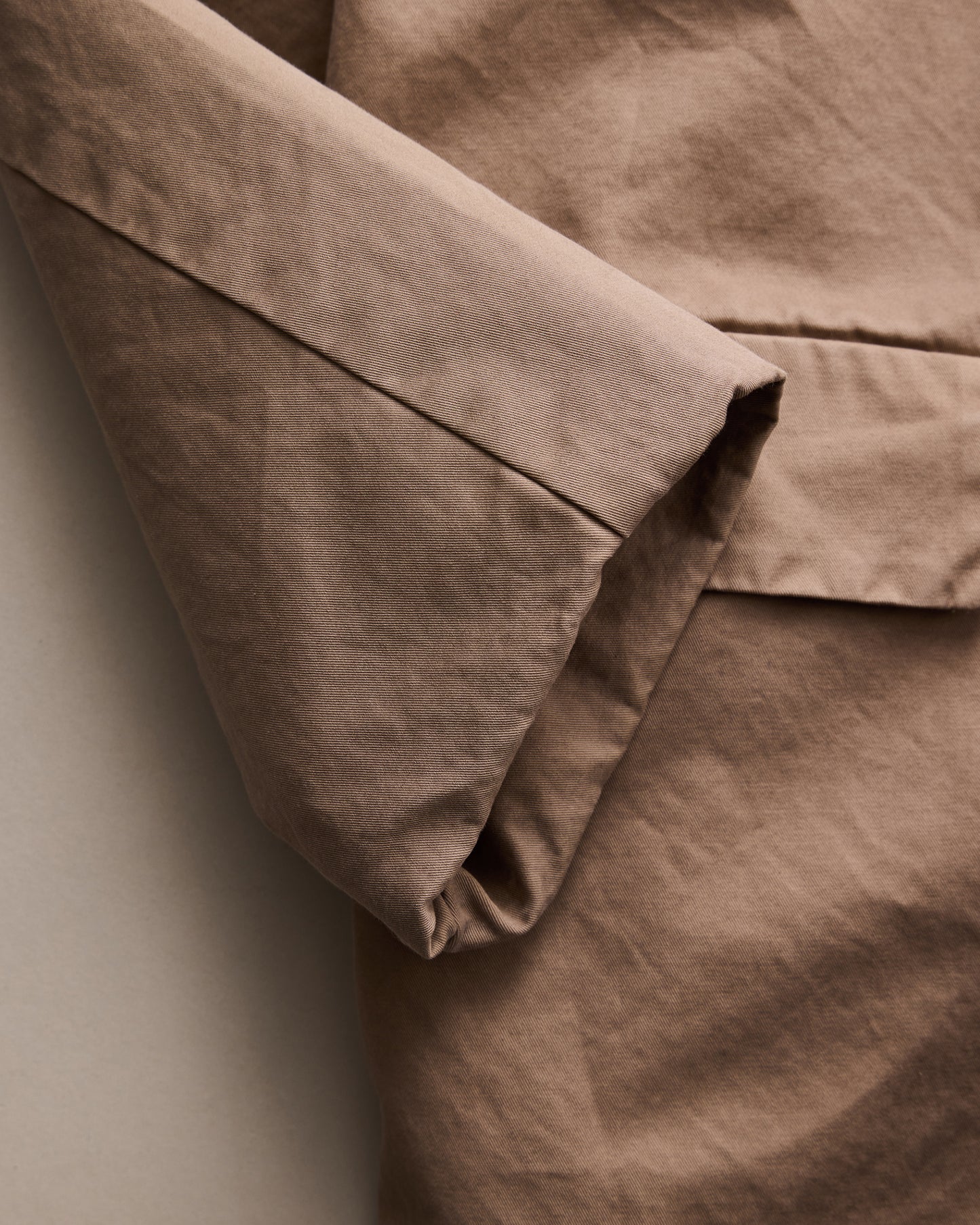 E.CALDER(プレミアムピマツイルローバーコート) BEIGE