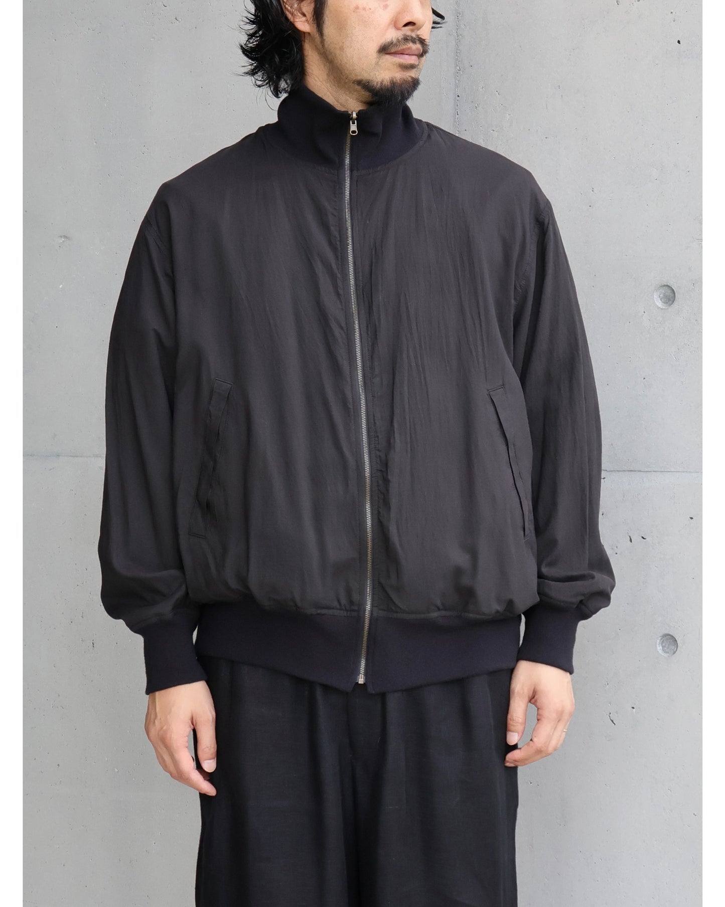 リバーシブル トラックジャケット BLACK