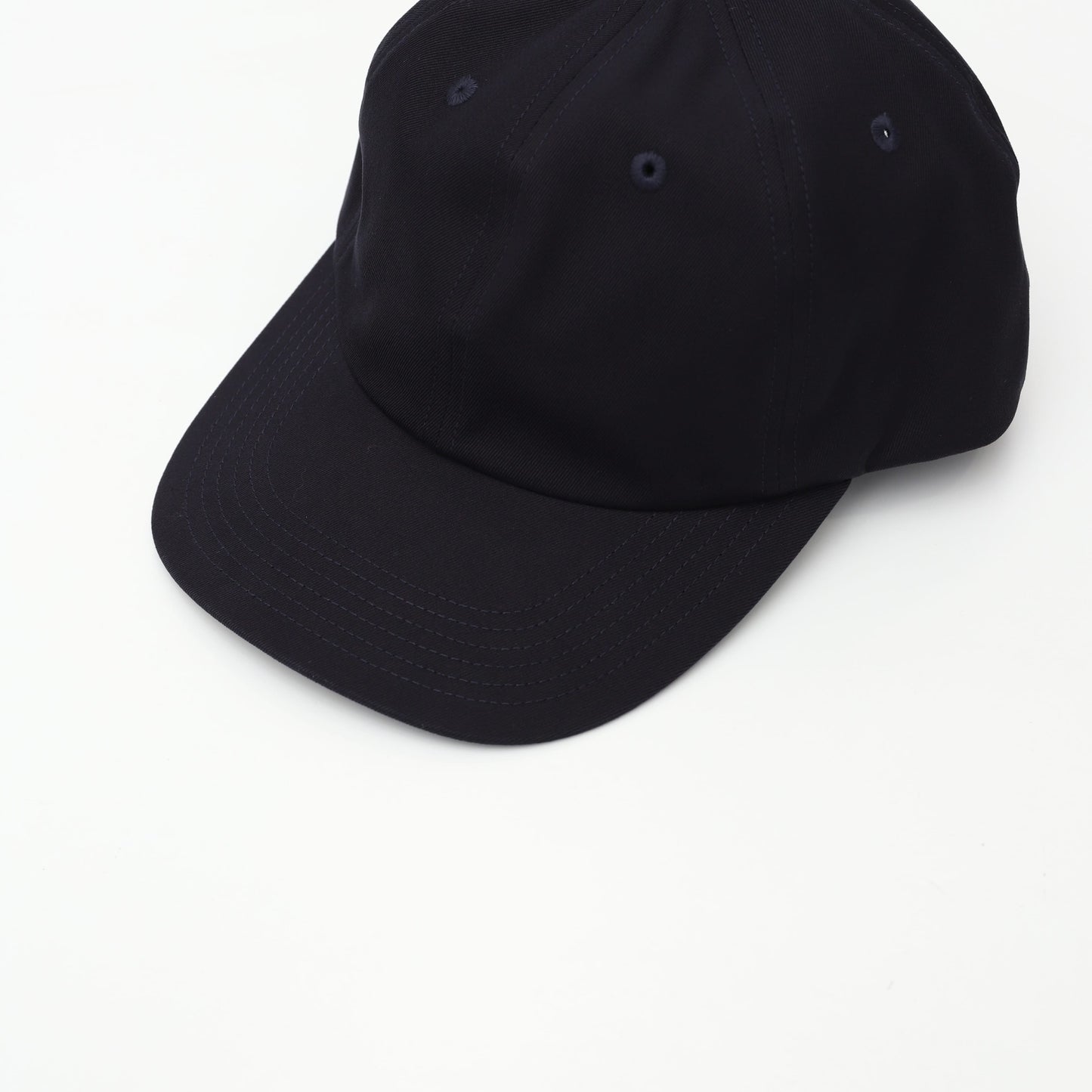 COTTON GABA 6PANEL CAP NAVY