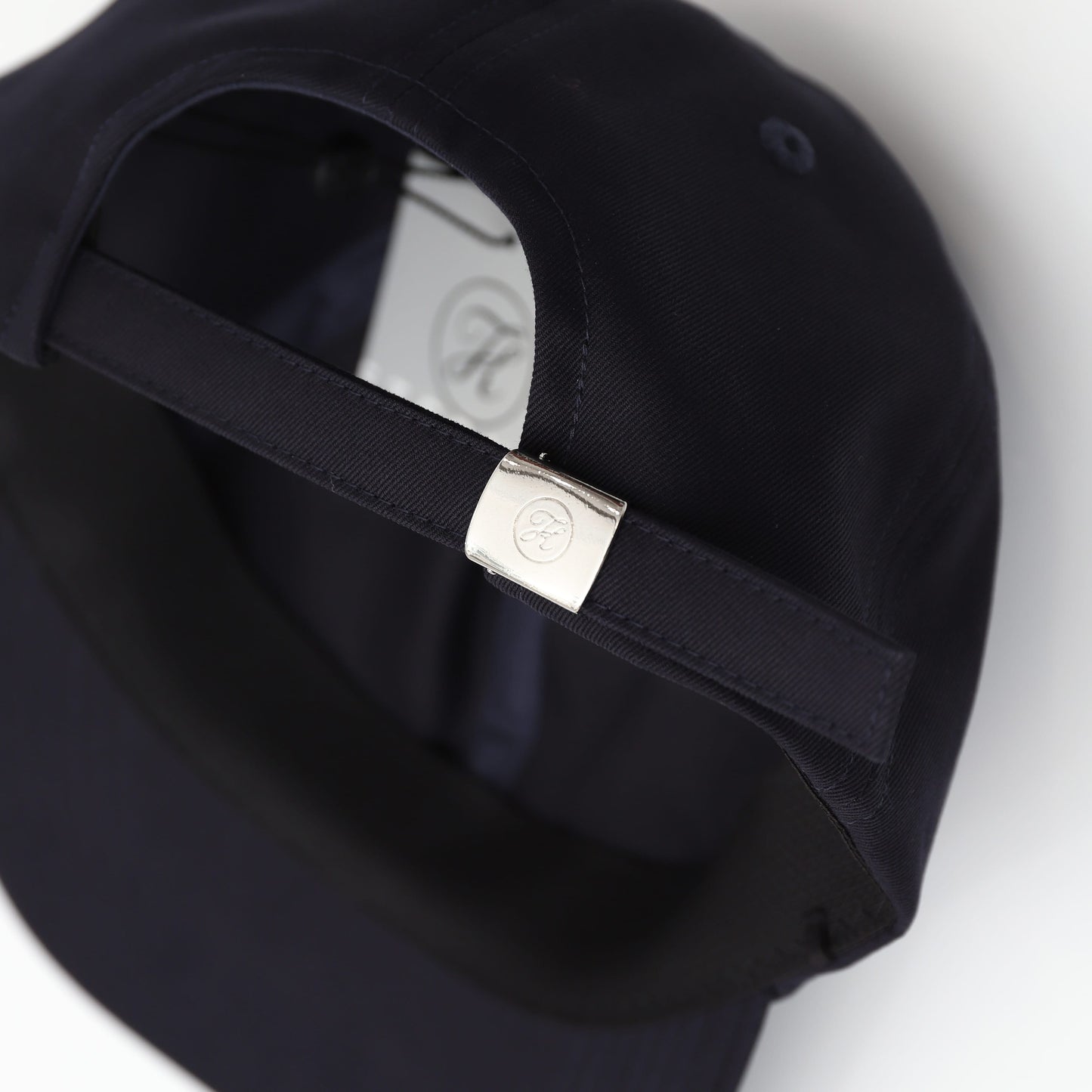 COTTON GABA 6PANEL CAP NAVY