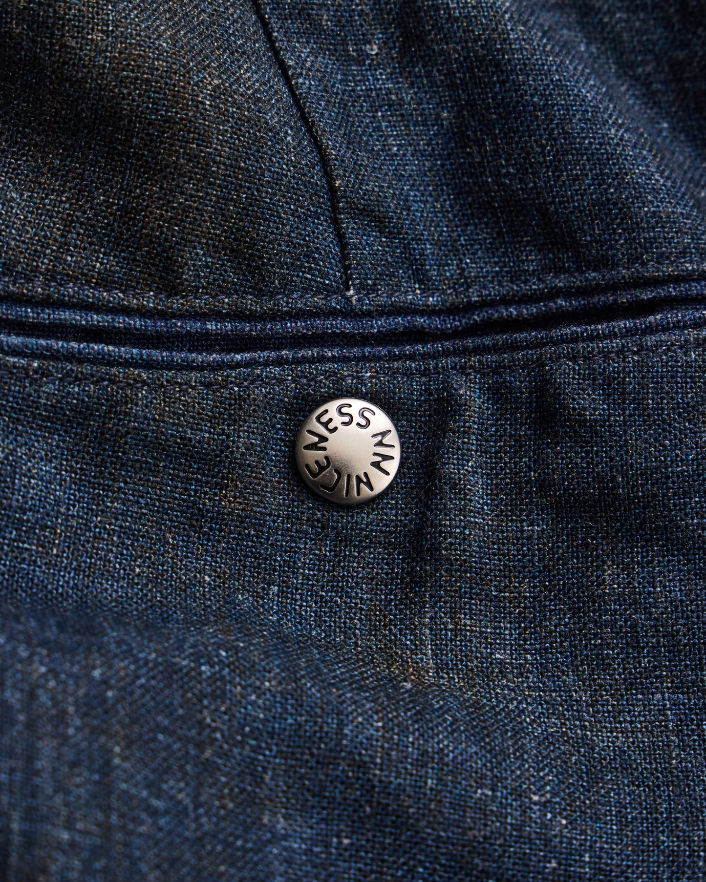 N.MORLEY(プリンテッドキャンバスフリスコトラウザー) INDIGO