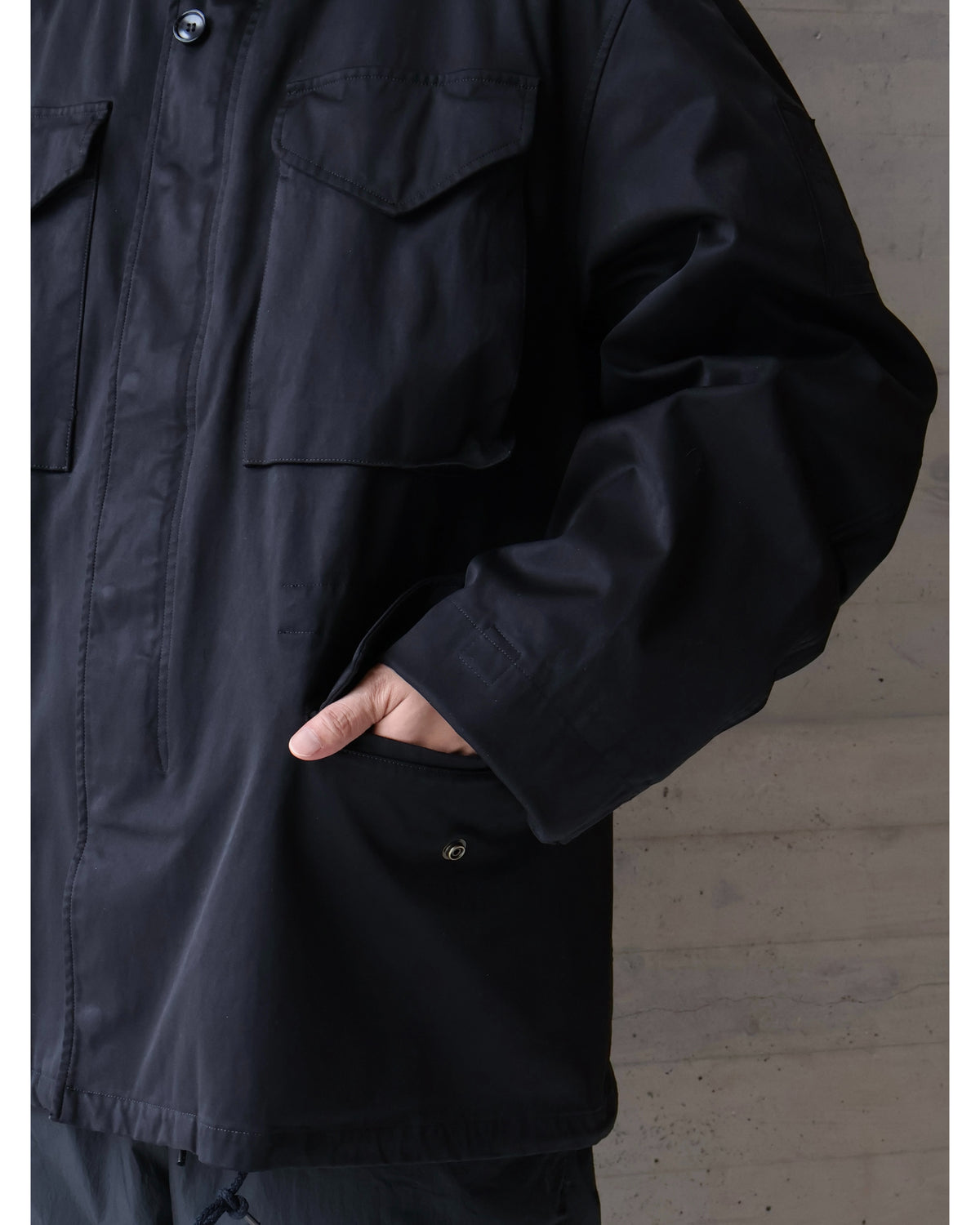 【Ten c × COMOLI】 FIELD JACKET BLACK