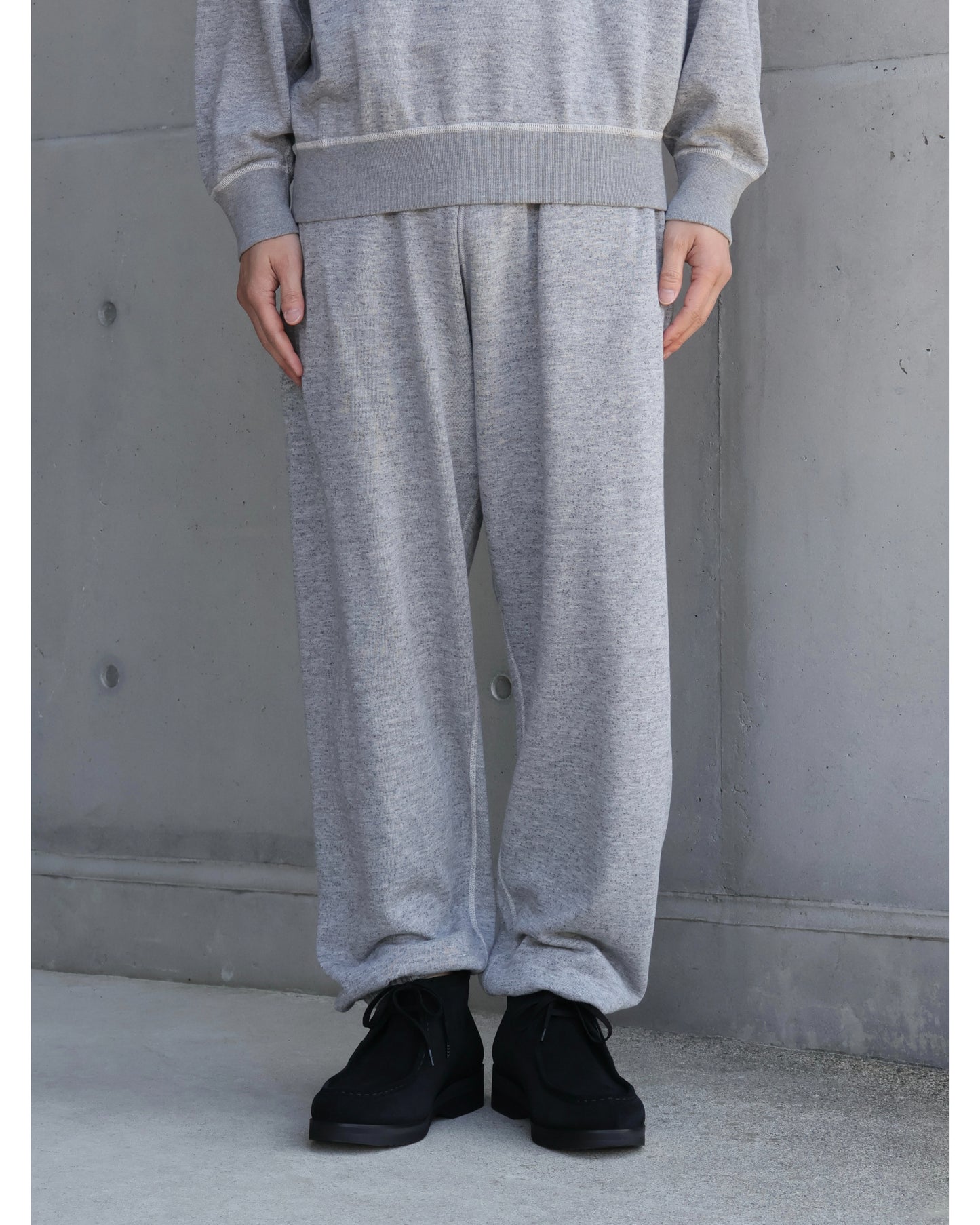 グレー裏毛 パンツ GRAY